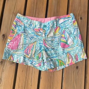 Lilly Pulitzer “You Gotta Regatta” shorts size 2